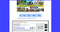 Desktop Screenshot of coloradospringssummercamps.com